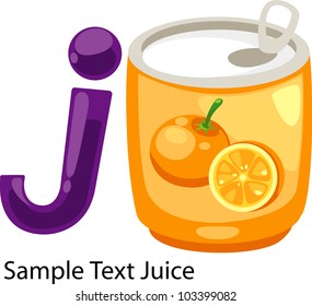 Illustration Isolated Alphabet Letter Jjuicevector Stock Vector ...