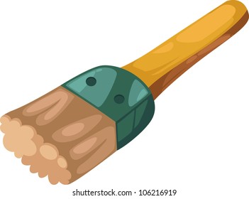 illustration isolated ALPHABET LETTER P-Paintbrush.vector