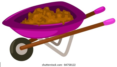 illustration of isolated  axe on white background