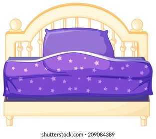 Illustration of an isolated bed
