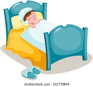 Cartoon Bed Images, Stock Photos & Vectors | Shutterstock