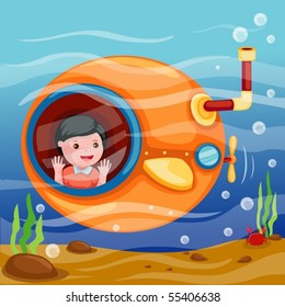 submarine cartoon talking submarine