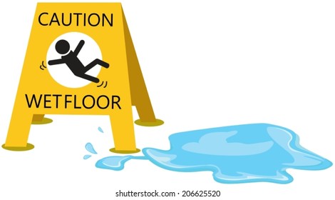 illustration isolated caution 