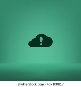 Illustration of an isolated cloud vector icon