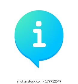 Illustration of an isolated comic balloon icon