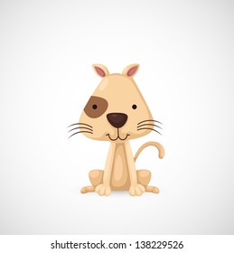 illustration of isolated  dog vector