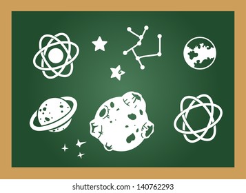 illustration of isolated education blackboard vector