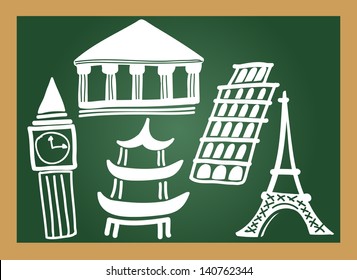 illustration of isolated education blackboard vector