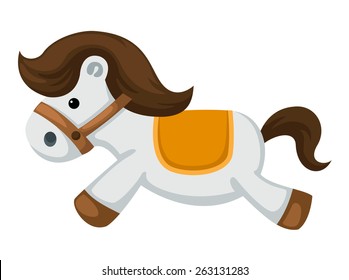 illustration of isolated horse vector