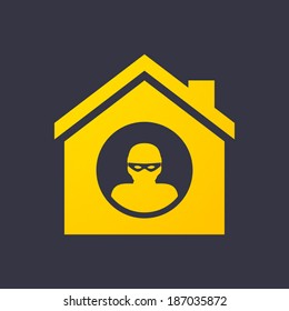 Illustration of an isolated house icon