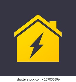 Illustration of an isolated house icon