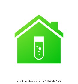 Illustration of an isolated house icon