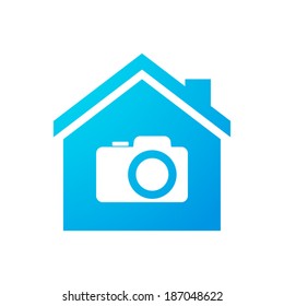 Illustration of an isolated house icon