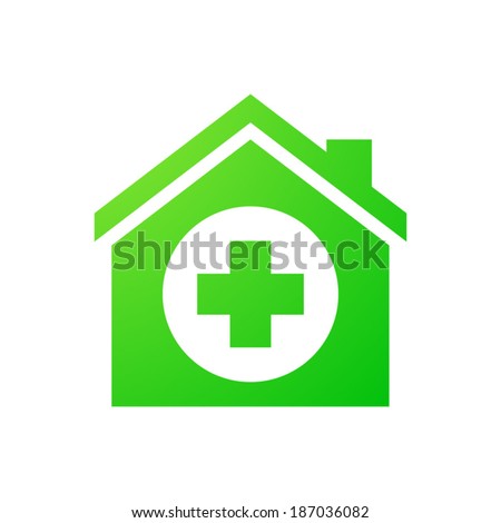 Illustration of an isolated house icon