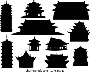 五重塔 シルエット High Res Stock Images Shutterstock