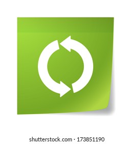 Illustration of an isolated posit with an icon