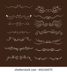 illustration of isolated set floral vector