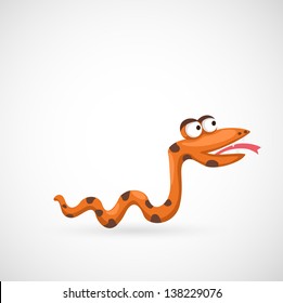 illustration of isolated snake vector