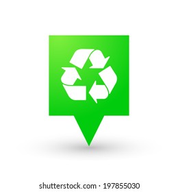 Illustration of an isolated tooltip with an icon
