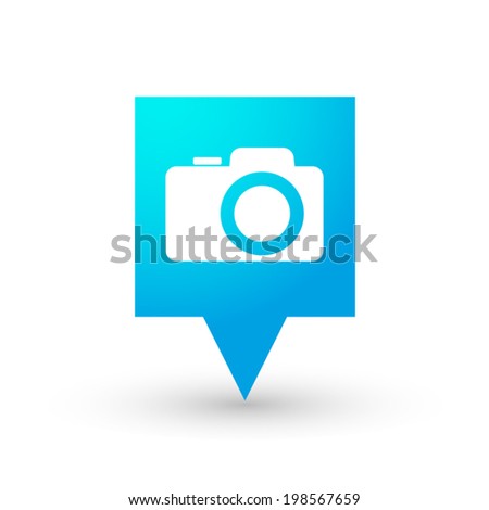 Illustration of an isolated tooltip icon