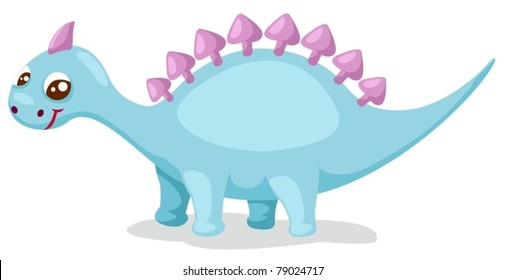 illustration of isolated t-rex dinosaur on white background