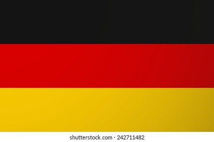 Illustration of an isolated vector Germany flag