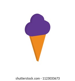 illustration isometric colorful summer object ice cream icon 