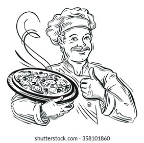 29,022 Pizza Chef Illustration Images, Stock Photos & Vectors ...