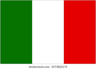 Illustration of the Italian flag.