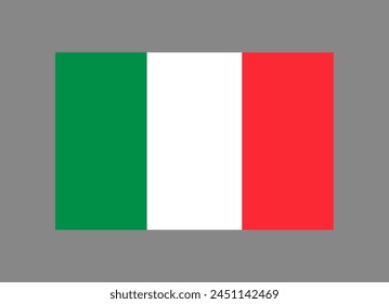 Illustration der italienischen Flagge