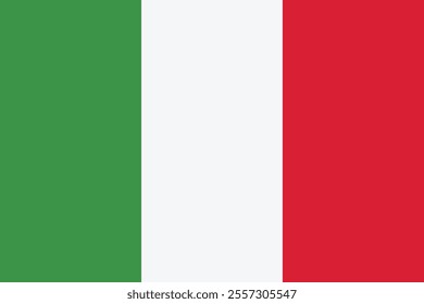 Illustration of Italy flag vector