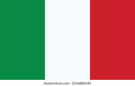 Illustration of Italy national flag