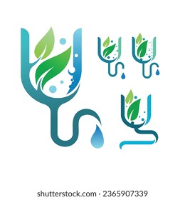 Illustration of an iv therapy logo