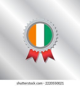 Illustration of Ivory Coast flag Template