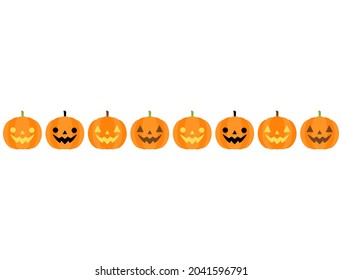 It is an illustration of the Jack O Lantern line that can be used for Halloween.