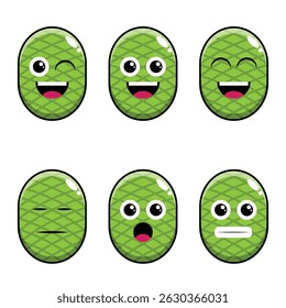 A Ilustração de Jaca Emoticon Fruit