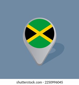 Vorlage für die jamaikanische Flagge