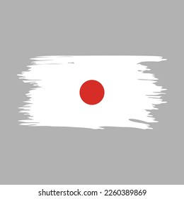 Ilustración de la plantilla de bandera de Japón