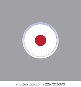 Vorlage für die japanische Flagge