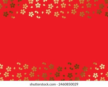 Illustration of Japanese pattern background