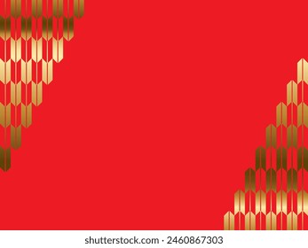 Illustration of Japanese pattern background