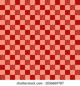 Illustration of Japanese style pattern. wallpaper. Seamless pattern. Vector.