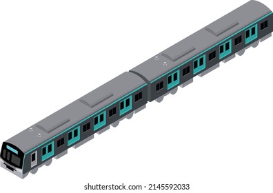 Illustration of a Japanese subway car.
Three-dimensional and isometric style material.
Illustration material that can be used for infographics and illustrations. No main line.
Transportation concept.