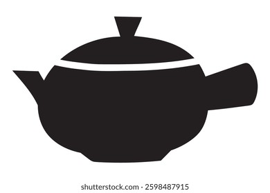 Illustration of a Japanese teapot