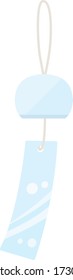 Illustration of Japanese wind chimes.