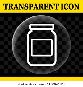 Illustration of jar vector circle transparent icon