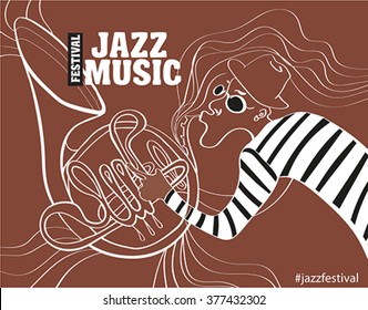 illustration of a Jazz poster 