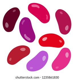 Illustration of the jelly beans