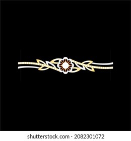 Illustration of jewelery Bangle designs with precious stones, Great for jewelry factories and jewelry stores.