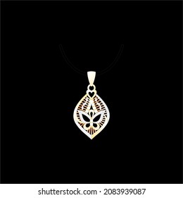 Illustration of jewelery pendant designs with precious stones, Great for jewelry factories and jewelry stores